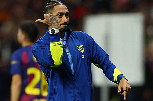 Kvůli zranění nehrál, pak kritizoval sudího. Je to krádež, řekl Raphinha. Hrozí mu trest