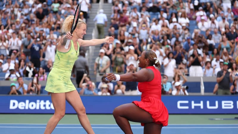 Zlatá jízda Siniakové. S Towsendovou otočily finále čtyřhry na US Open a slaví další titul