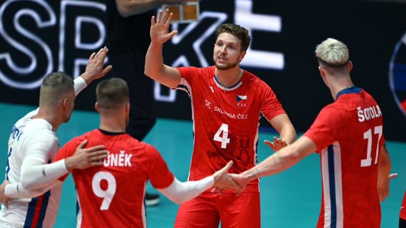 Čeští volejbalisté slaví úspěch. Proti Slovensku si zajistili postup na mistrovství Evropy