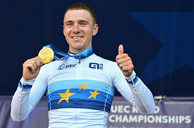 Evropský šampionát ovládl Evenepoel, v těsném finiši porazil Cicconeho